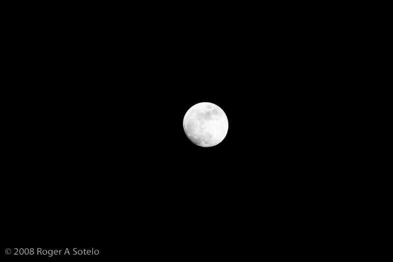 Full Moon on a cloudless night