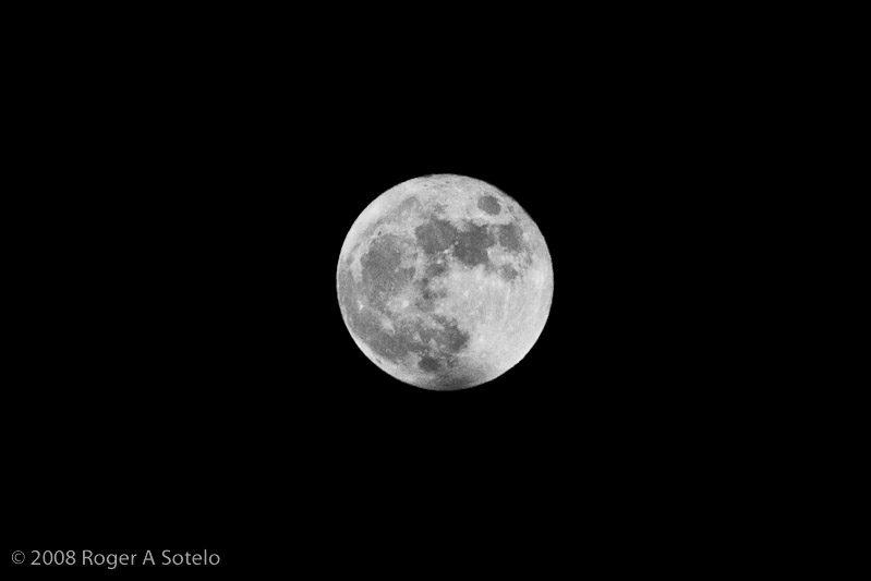 Full Moon on a cloudless night