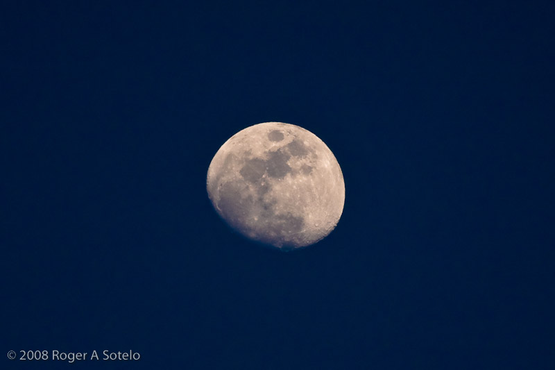 Half Moon at dusk